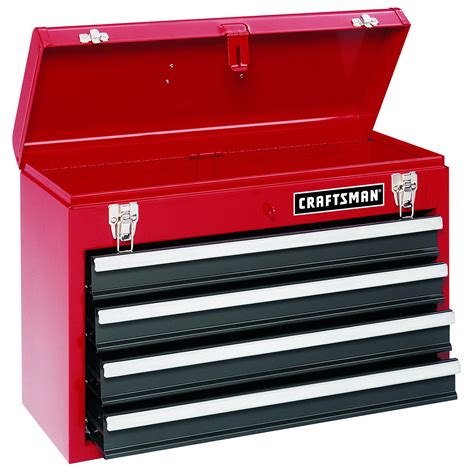 craftsman 4 drawer portable metal box|craftsman four drawer tool chest.